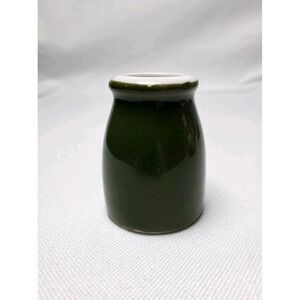 Hull Pottery Green Mini Bud Vase Vintage Gloss Glaze Made In USA